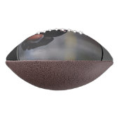 ブラックグレー名番号チームフルフォトサッカー アメリカンフットボール (回転90)