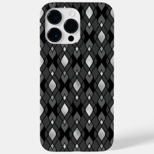 ブラックグレー銀ダイヤモンド模様 Case-Mate iPhone 14 PRO MAXケース