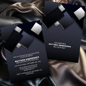 ブラックグレー80thカクテルバースデーパーティー 招待状