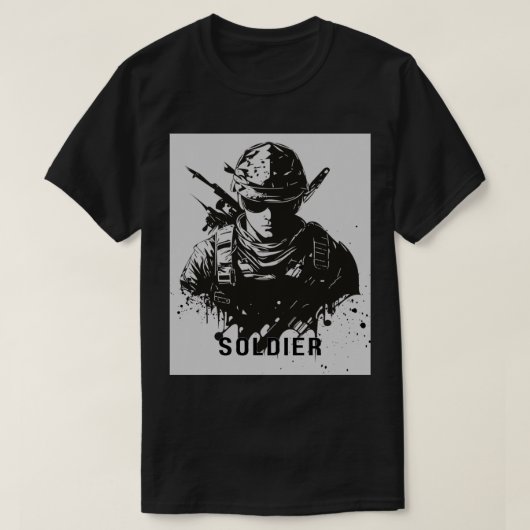 ブラックグレーTシャツ👕 Tシャツ (デザイン正面)