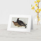 ブラックグロウズ カード (黄色い花)