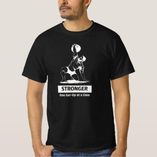 ブラックケトルベルTシャツストロング Tシャツ