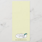 ブラックケルト永遠の結結婚び目のメニュー メニュー (裏面)