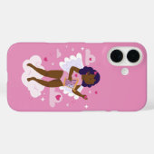 ブラックケルブ・アフリカのエンジェル・ハープハート雲 Case-Mate iPhoneケース (裏面 (横))