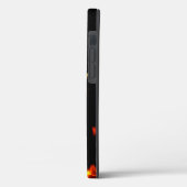 ブラックケースメイトに燃えるフェニックス Case-Mate iPhoneケース (裏面 / 左)