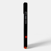 ブラックケースメイトに燃えるフェニックス Case-Mate iPhoneケース (裏面 / 左)