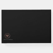 ブラックゲストブック ゲストブック (裏面)