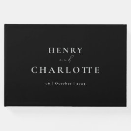 ブラックゲストブック ゲストブック