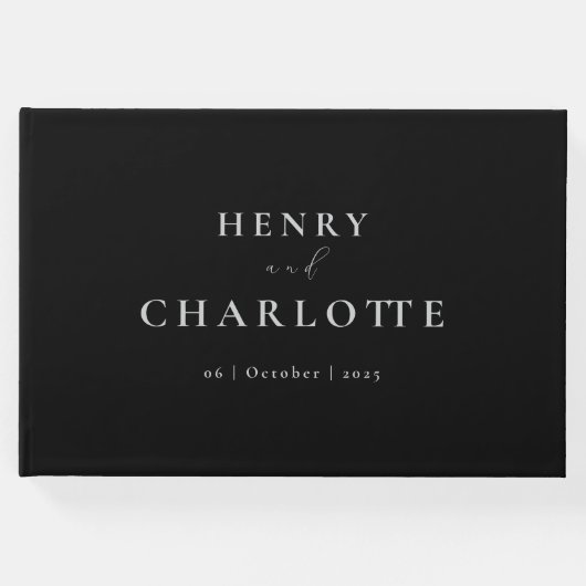 ブラックゲストブック ゲストブック (正面)