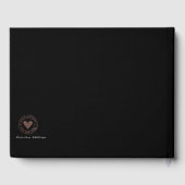 ブラックゲストブック ゲストブック (裏面)