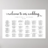 ブラックゲス結婚トの座席表へようこそ ポスター (正面)