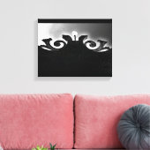 ブラックゲートビュー キャンバスプリント (インサイチュ (リビング))