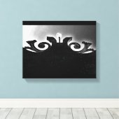 ブラックゲートビュー キャンバスプリント (インサイチュ (ウッドフロア))