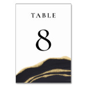 ブラックゲート宝石テーブルカード テーブルナンバー (裏面)