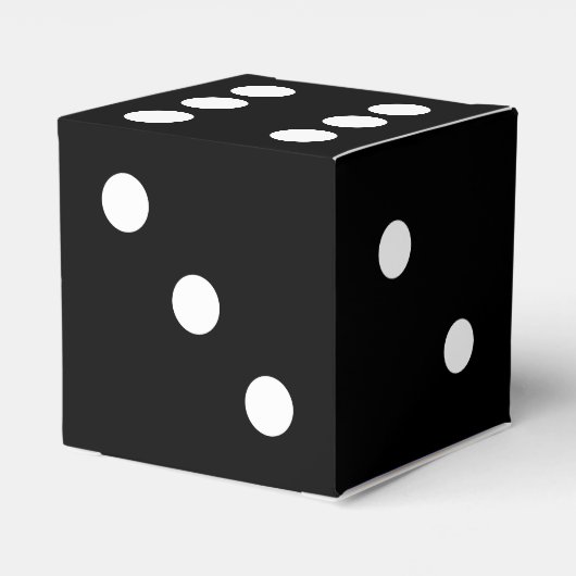ブラックゲームサイコロ フェイバーボックス (裏面サイド)