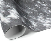 ブラックコウィドプリント素朴ファームハウスクリスマス ラッピングペーパー (ロールコーナー)