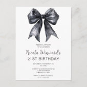 ブラックコケッティボウ バースデーパーティー ポストカード (正面)