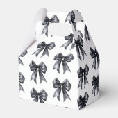 ブラックコケッテ ボウ ブライダルシャワー フェイバーボックス (裏面サイド)
