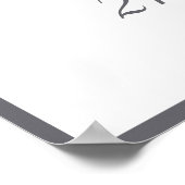 ブラックコケットボウバースデーパーティー ポスター (角)