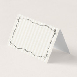 ブラックコケットボウベージュ座席表テーブルデコール