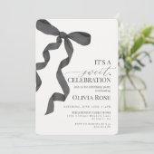 ブラックコケットボーガールバースデーパーティーの招待 (スタンド正面)