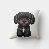 ブラックコッカプー クッション (裏面)