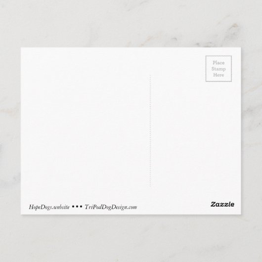 ブラックコッカースパニエル犬ホープ犬ポップ・アートのアート ポストカード (裏面)