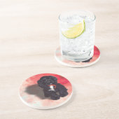 ブラックコッカースパニエル犬子犬 – アビー コースター (側面)