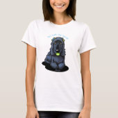 ブラックコッカー spaniel Tシャツ (正面)
