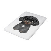 ブラックコックパポ バスマット (アングル)