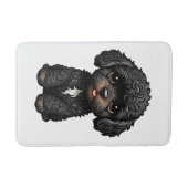 ブラックコックパポ バスマット (正面)