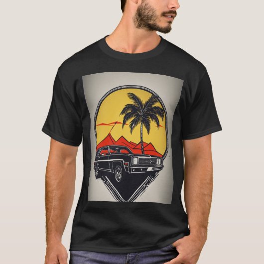ブラックコットンtシャツ tシャツ (正面)