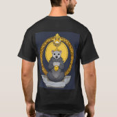 ブラックコットンtシャツ tシャツ (裏面)