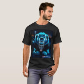ブラックコットンtシャツ tシャツ (正面フル)