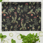 ブラックコテージコアハーブ キッチンタオル (折り畳み)