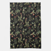 ブラックコテージコアハーブ キッチンタオル (縦)