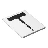 ブラックコルクねじ ノートパッド (アングル)