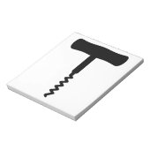 ブラックコルクねじ ノートパッド (回転)