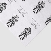 ブラックコルセットランジェリー専門店ロゴティッシュペーパー 薄葉紙 (詳細)