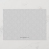 ブラックコルセット エレガントなハウスパーティーの招待状 招待状 (裏面)