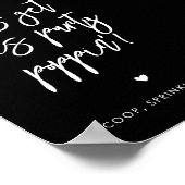 ブラックコンテンポラリーこのパーティーポップピンを手に入れよう ポスター (角)