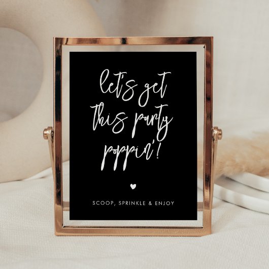 ブラックコンテンポラリーこのパーティーポップピンを手に入れよう ポスター