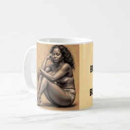 ブラックコーはっきりしたヒー&ブラック美しい コーヒーマグカップ