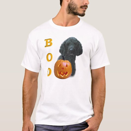 ブラックコートプードルブー Tシャツ (正面)
