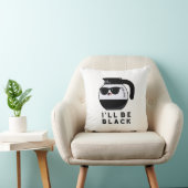 ブラックコーヒーおもしろいポットパン クッション (椅子)