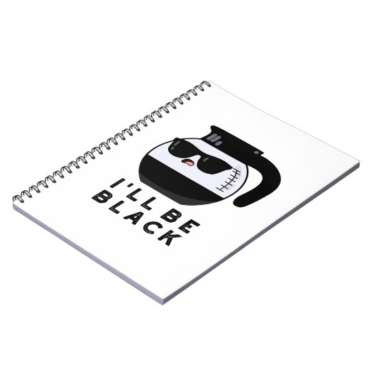 ブラックコーヒーおもしろいポットパン ノートブック (左側)