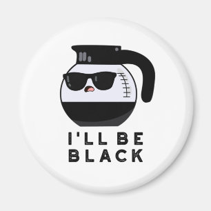 ブラックコーヒーおもしろいポットパン マグネット