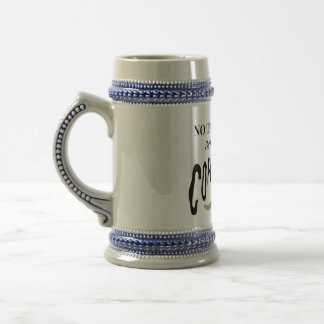 ブラックコーヒーとホワイトコーヒーのアッシュマおもしろいグ ビールジョッキ