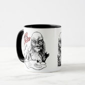 ブラックコーヒーは生き物心地よい以上だ！ マグカップ (正面左)