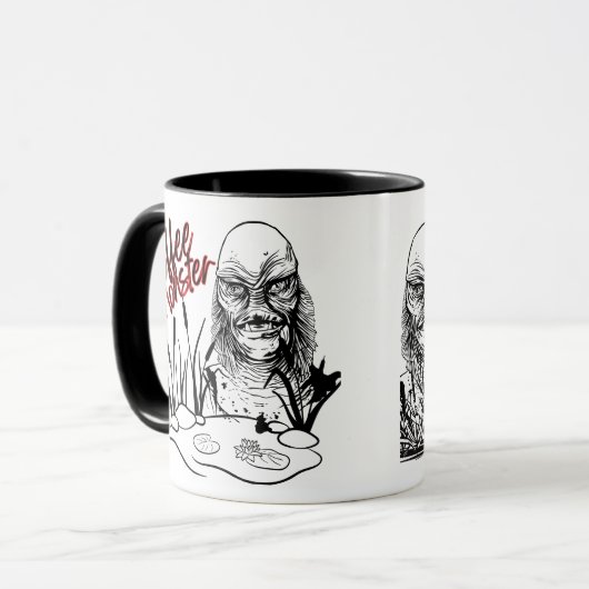 ブラックコーヒーは生き物心地よい以上だ! マグカップ (正面左)